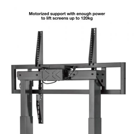 Tooq TITAN Soporte de Suelo y Pared Motorizado FSM01-B para TV 55-100 pulgadas